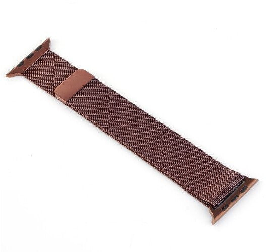 Touch Rage Milanese Loop, Magnetic Closure Clasp, for Series 1 and Series 2 Apple Watch, Mocha